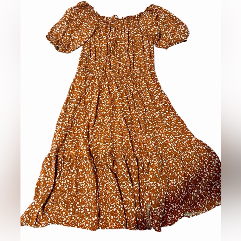 Knee Length Flower Dress